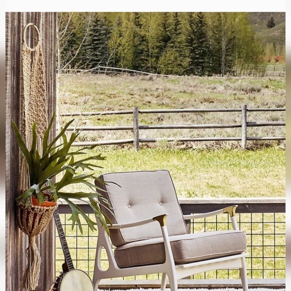 Anthro macrame hanging planter - Picture 2 of 2